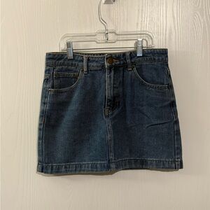 Denim Mini Skirt